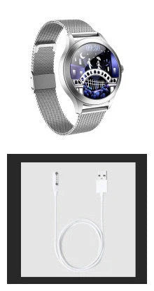 Chivo KW10Pro women's smart watch with fine steel strap and ultra-thin dial