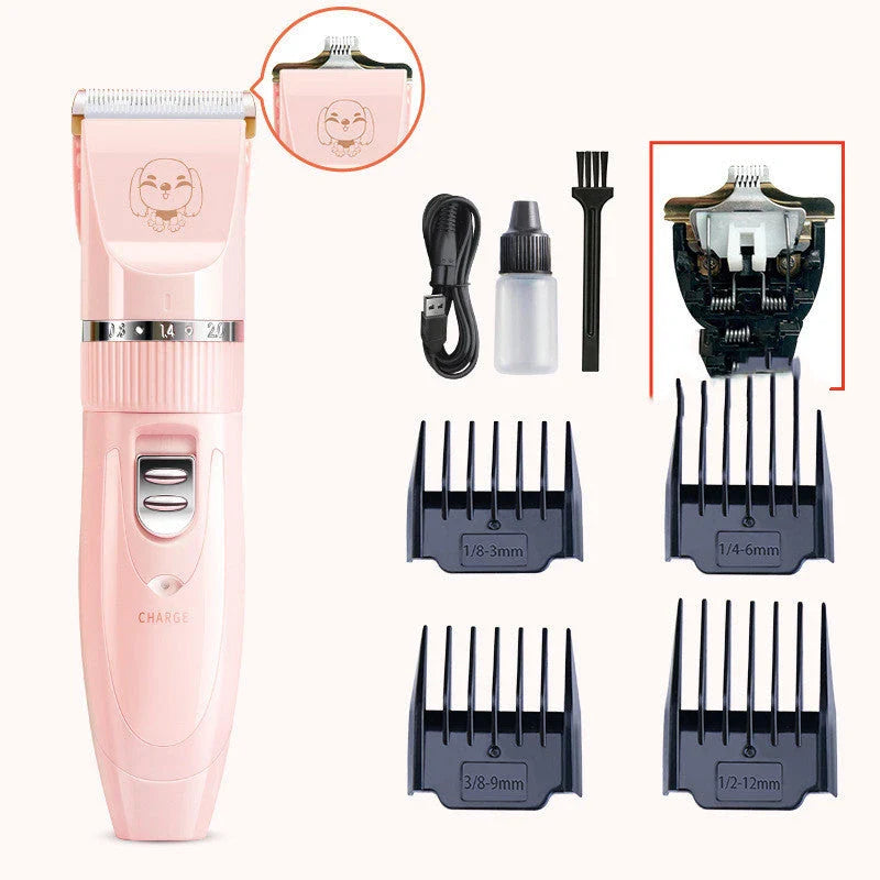 Premium Wireless Pet Grooming Trimmer Set with Powerful Motor, Precision Blades, and Customisable Length Options