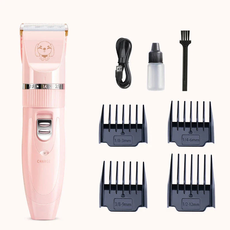 Premium Wireless Pet Grooming Trimmer Set with Powerful Motor, Precision Blades, and Customisable Length Options