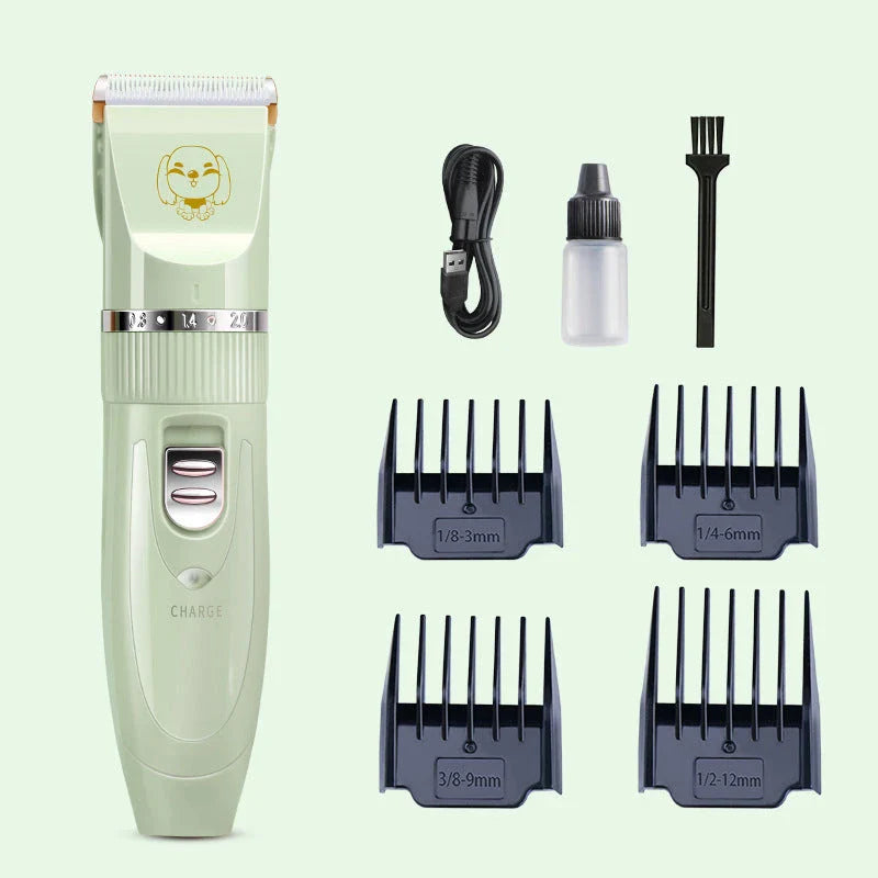 Premium Wireless Pet Grooming Trimmer Set with Powerful Motor, Precision Blades, and Customisable Length Options