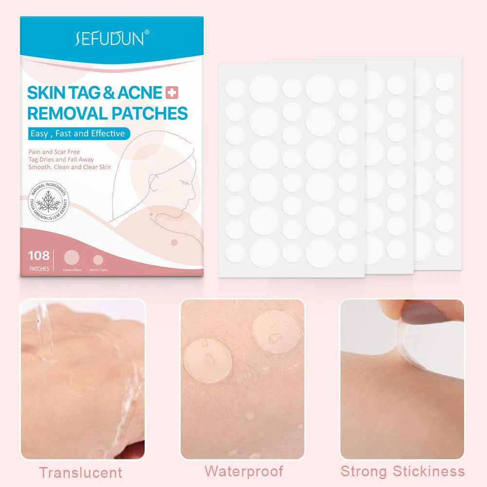 Professional Skin Tag Remover Patches - Discreet, Effective, and Scar-Free Skin Tag Removal Solution