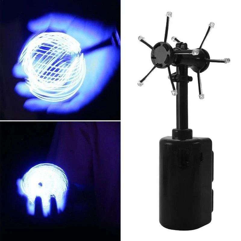 Adjustable Spiral Lamp Generator with mesmerising rotating lights and customisable effects