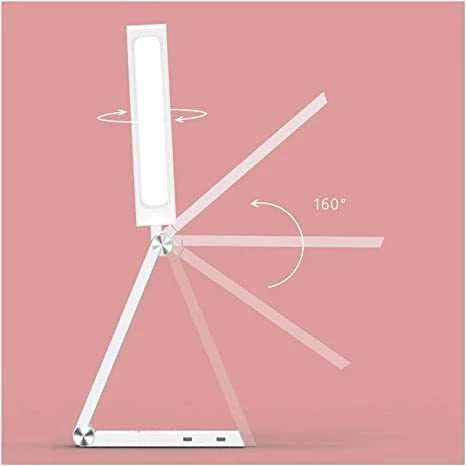 Sleek wireless charging desk lamp with adjustable brightness, color temperature, and aluminium alloy construction