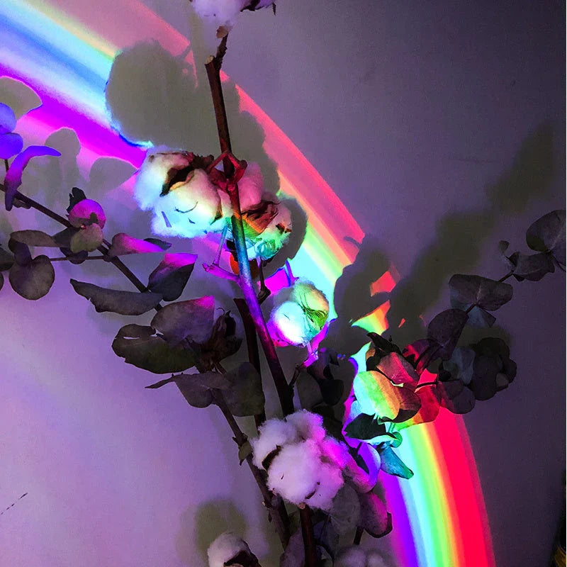 GiftHome UK Enchanting Rainbow Sky Projection Lamp: Illuminating Bedtime Magic