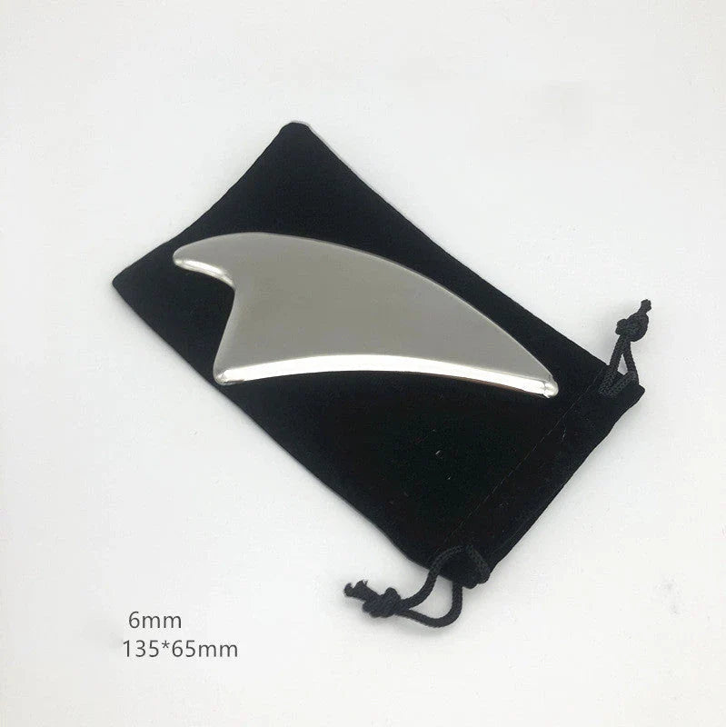Premium stainless steel Gua Sha massage tools for deep tissue relief, muscle recovery, and enhanced circulation