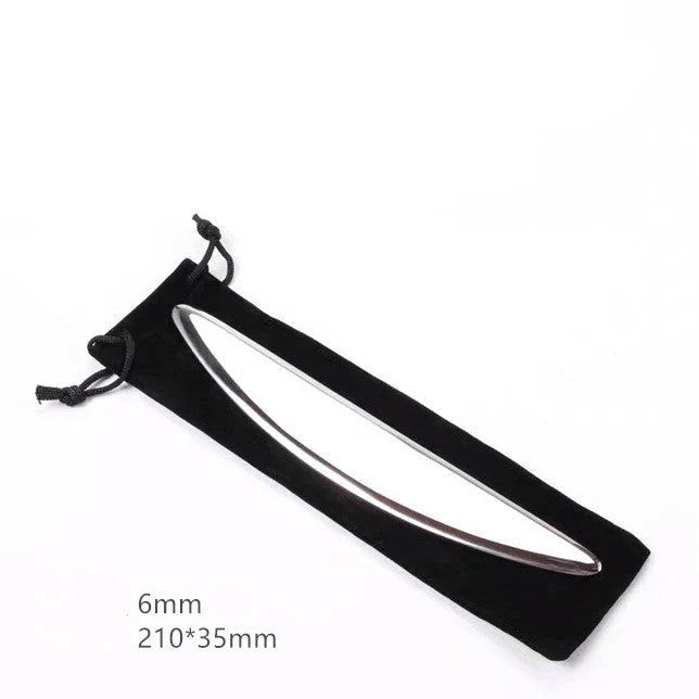 Premium stainless steel Gua Sha massage tools for deep tissue relief, muscle recovery, and enhanced circulation