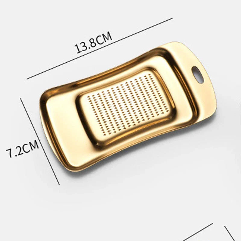 Premium Stainless Steel Vegetable Grater - Versatile Kitchen Tool for Grating, Shredding, and Pureeing