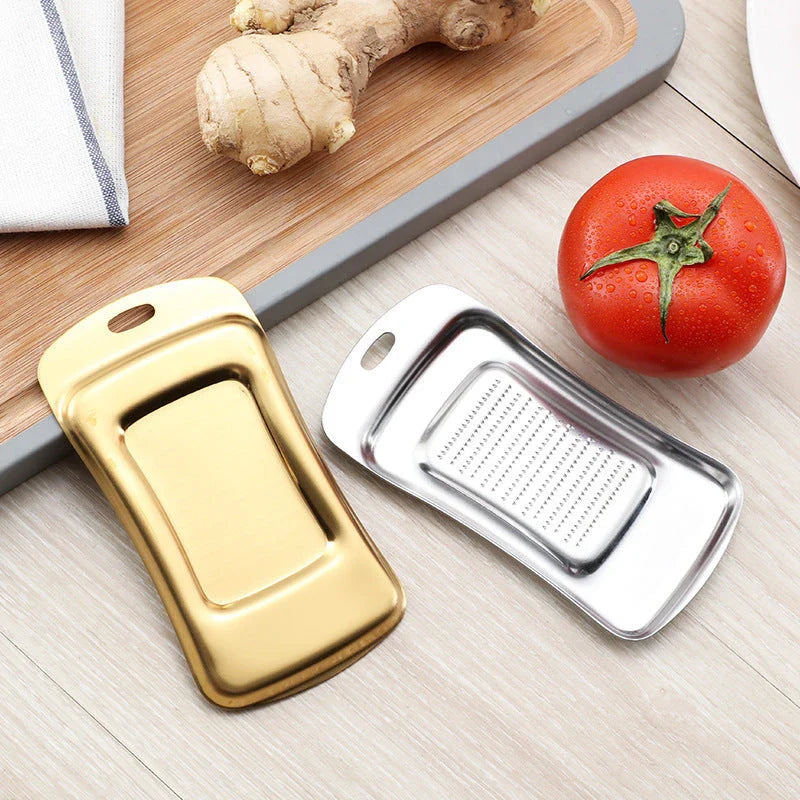 Premium Stainless Steel Vegetable Grater - Versatile Kitchen Tool for Grating, Shredding, and Pureeing