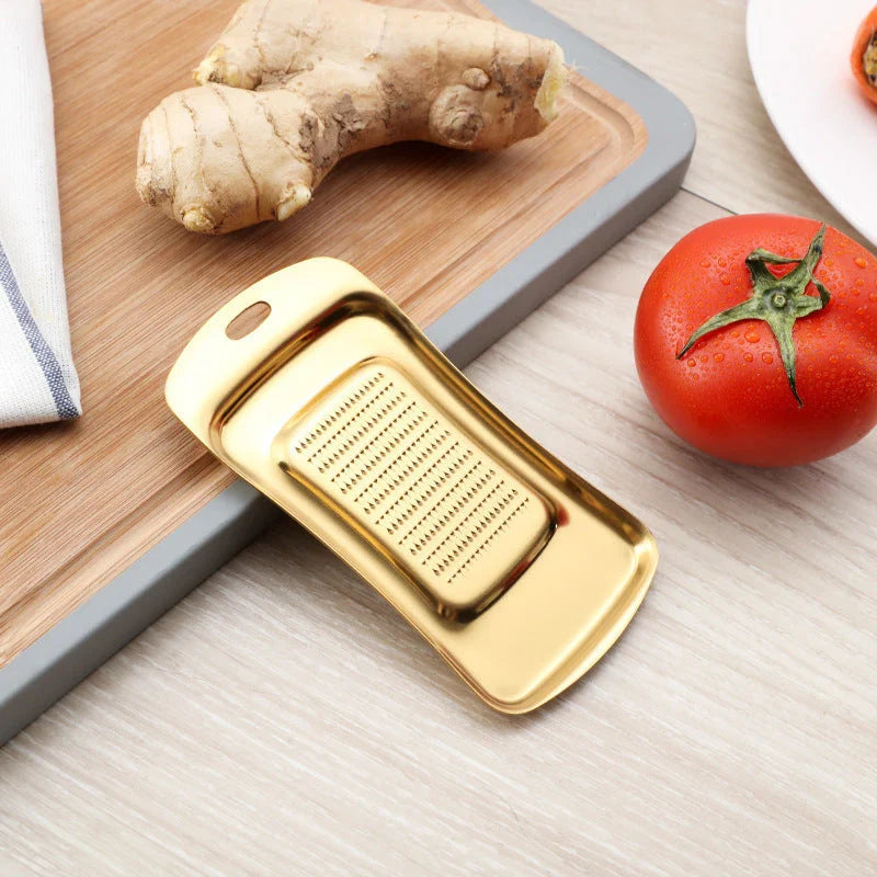 Premium Stainless Steel Vegetable Grater - Versatile Kitchen Tool for Grating, Shredding, and Pureeing