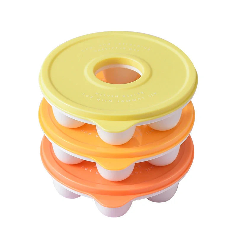 Donut-shaped DIY chocolate fondant jelly mould with soft sealing cover
