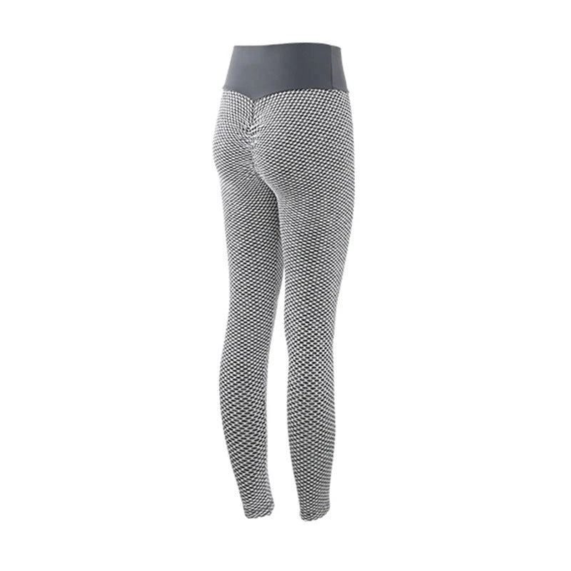 Premium plaid leggings in a variety of vibrant colors, designed for high-performance workouts and all-day comfort.
