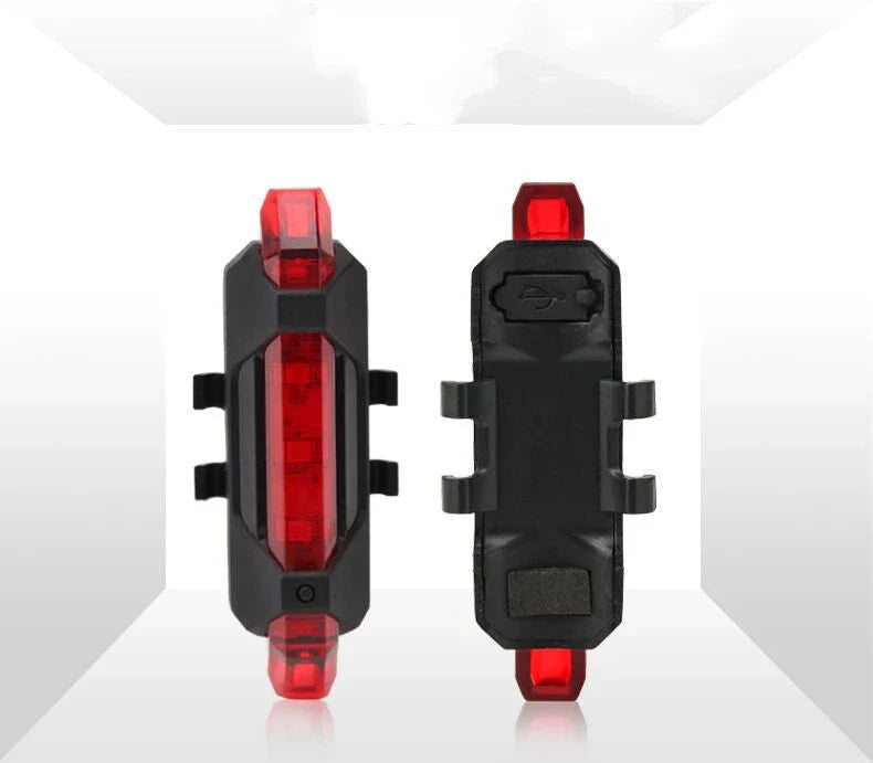 Bright and Weatherproof USB Rechargeable Bicycle Light Set with Multiple Lighting Modes for Enhanced Visibility and Safety on UK Roads