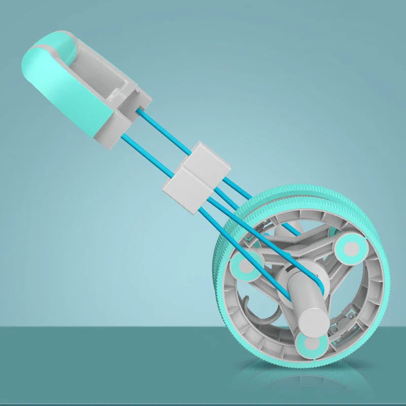Versatile home fitness equipment with 14 different exercise modes for a comprehensive full-body workout, including abdominal wheel, push-up, and massage components.