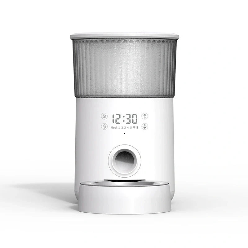 Smart Automatic Pet Feeder with Voice Recording and WiFi Control for dogs and cats
