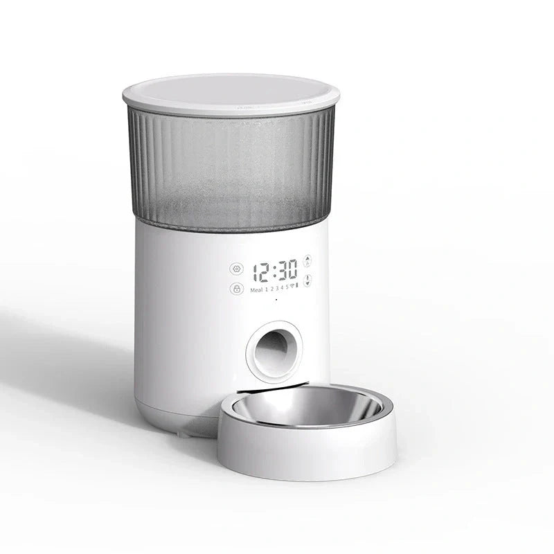 Smart Automatic Pet Feeder with Voice Recording and WiFi Control for dogs and cats