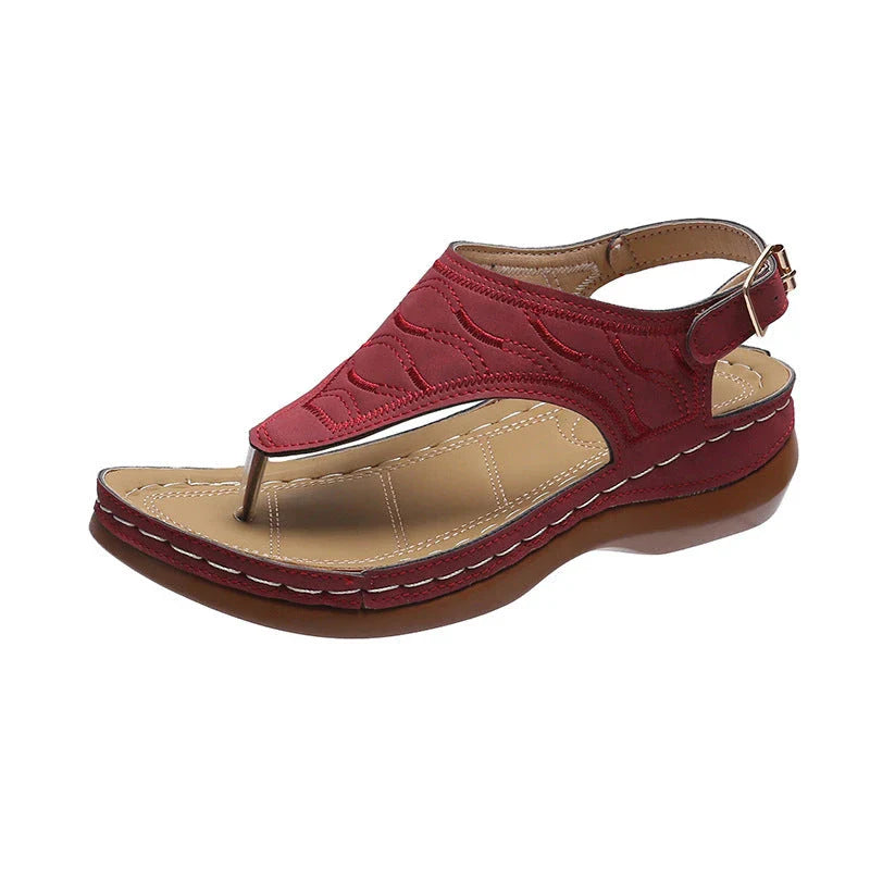 Wedge sandals for women with adjustable straps and a range of stylish color options
