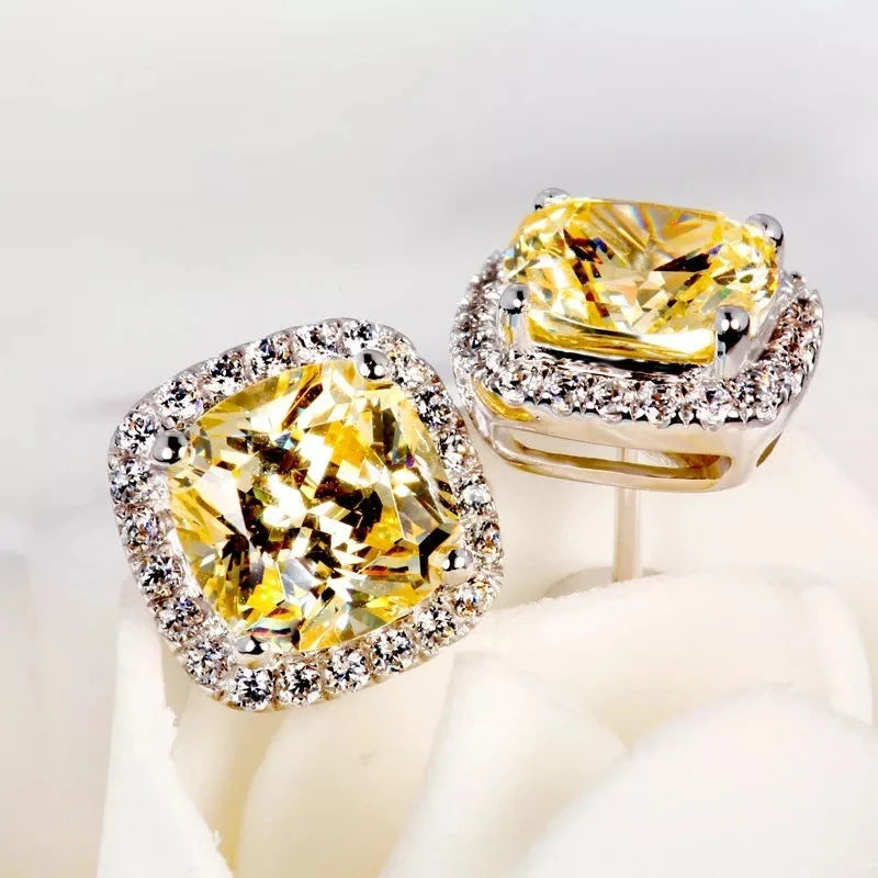 GiftHome UK Captivating Gemstone Earrings: Timeless European Flair