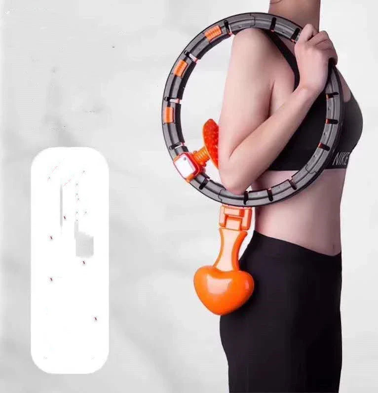 Adjustable Abdominal Toning Hoop - Lightweight, Portable Exercise Equipment for Toning and Slimming the Waistline