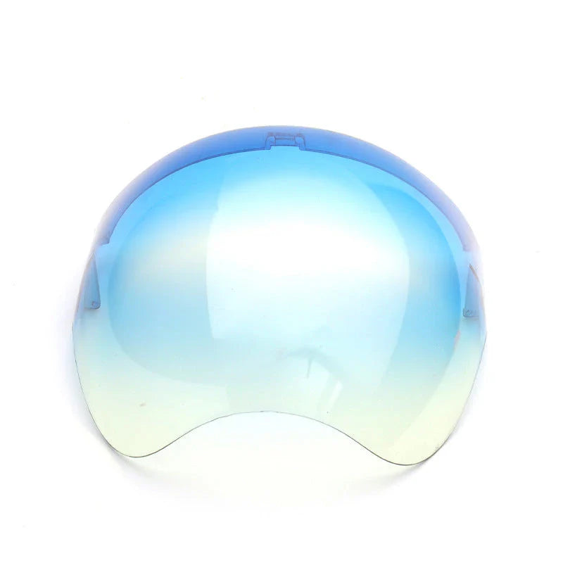 Premium multi-function face shield glasses with anti-fog coating, durable plastic frame, and crystal-clear lenses for sun protection and safety