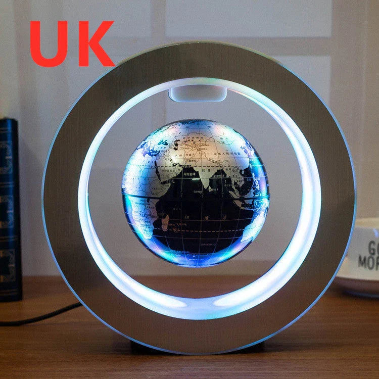 Mesmerising Magnetic Levitating Globe with LED Light Display, Floating World Map Decoration