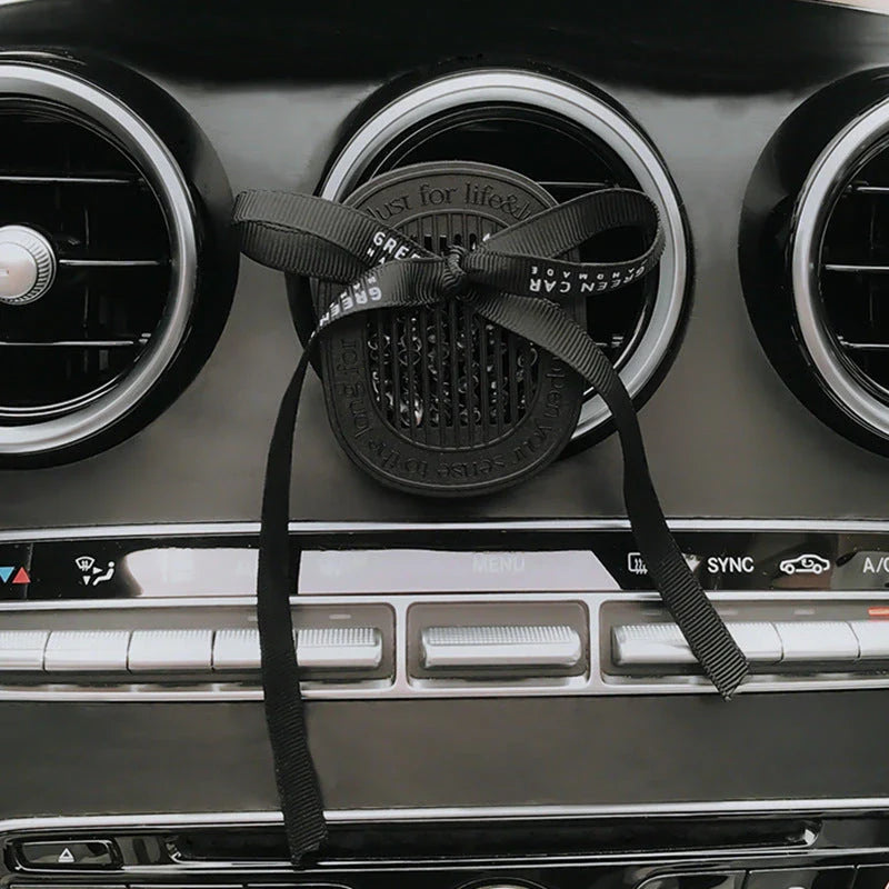 Stylish and functional car air vent clip that diffuses aromatic fragrances, creating a calming, spa-like atmosphere for your daily drives.
