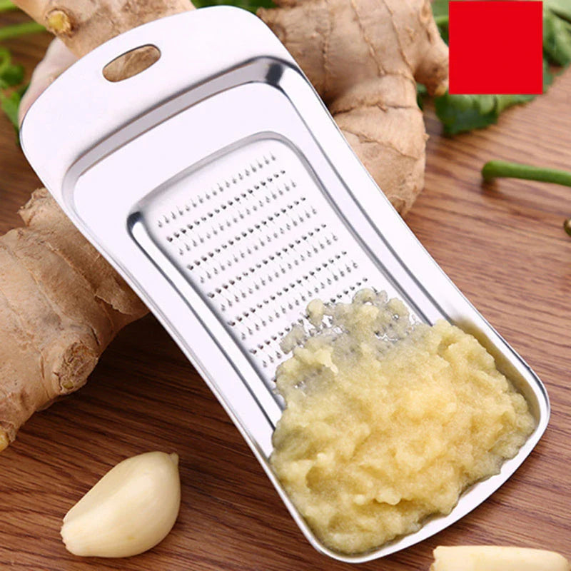 Premium Stainless Steel Vegetable Grater - Versatile Kitchen Tool for Grating, Shredding, and Pureeing