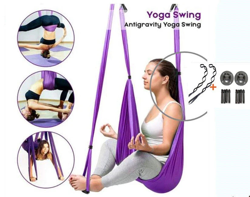 Premium Anti-Gravity Yoga Hammock for Aerial Dance and Fitness - Smooth Rotation, High-Strength Nylon Fabric, Versatile Design