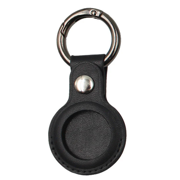 Premium Leather AirTag Keychain Case - Durable Protection for Your Apple Tracker