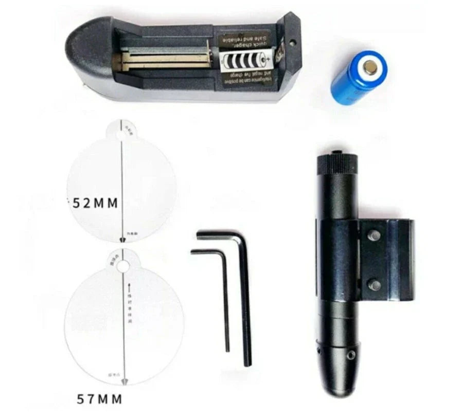 Precision Billiard Trainer with infrared laser sight for improving aim and accuracy in pool and snooker