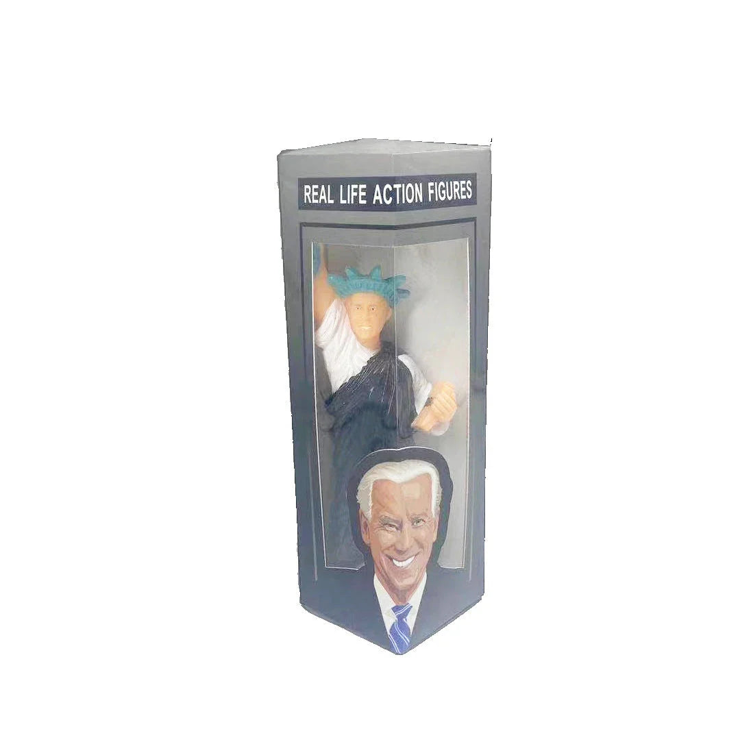 Expertly crafted Joe Biden figurine featuring a lifelike design and premium British construction for a stylish home accent piece