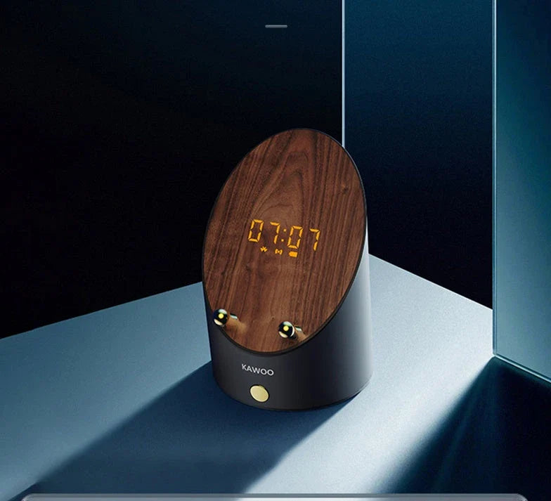 Innovative induction speaker with integrated alarm clock - wireless music experience with premium sound quality