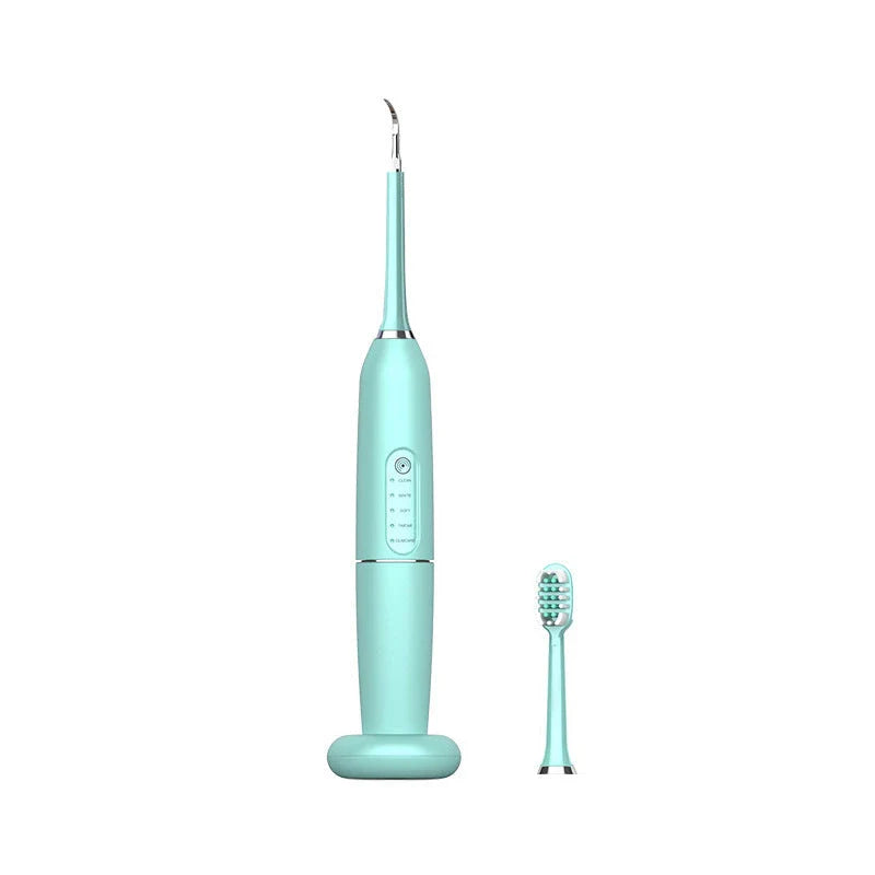 Ultrasonic Electric Toothbrush with Tartar Removal Scaler - Customizable Intensity, High-Frequency Vibrations, and Waterproof Design for Effective Dental Cleaning
