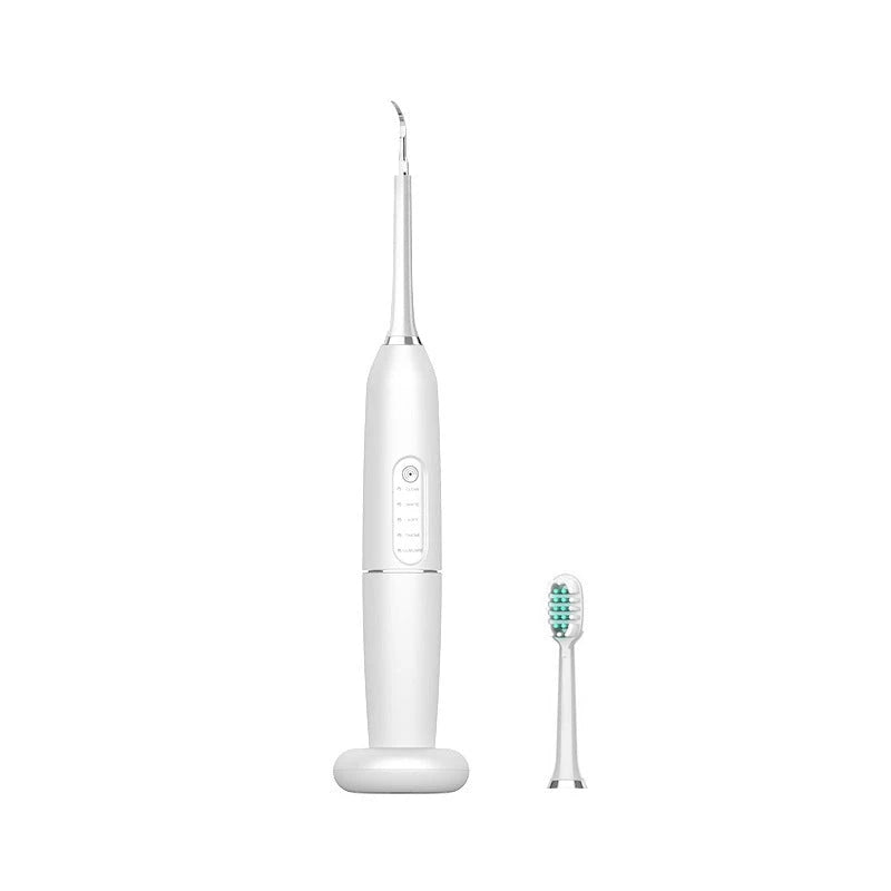 Ultrasonic Electric Toothbrush with Tartar Removal Scaler - Customizable Intensity, High-Frequency Vibrations, and Waterproof Design for Effective Dental Cleaning