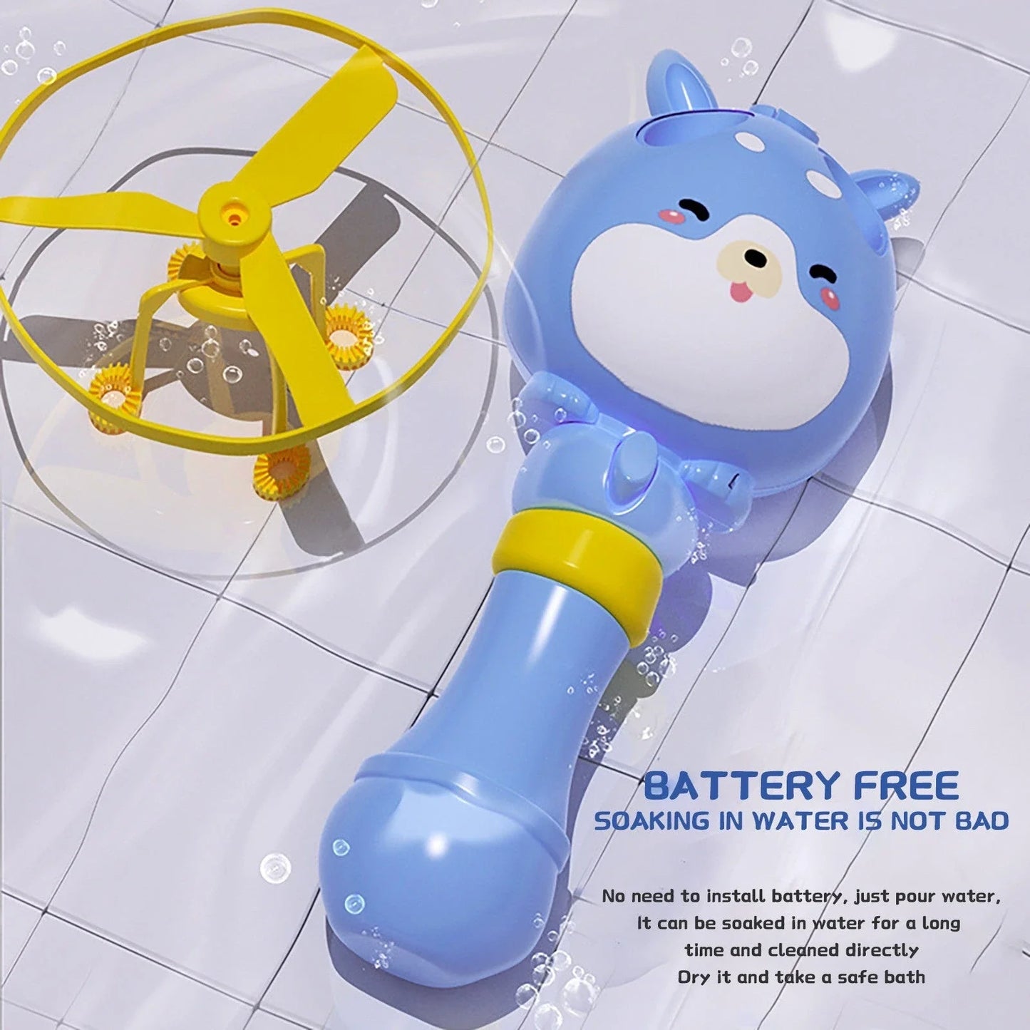 Bamboo Dragonfly Bubble Machine with Floating Bubbles, Outdoor Fun Toy for Children in the UK