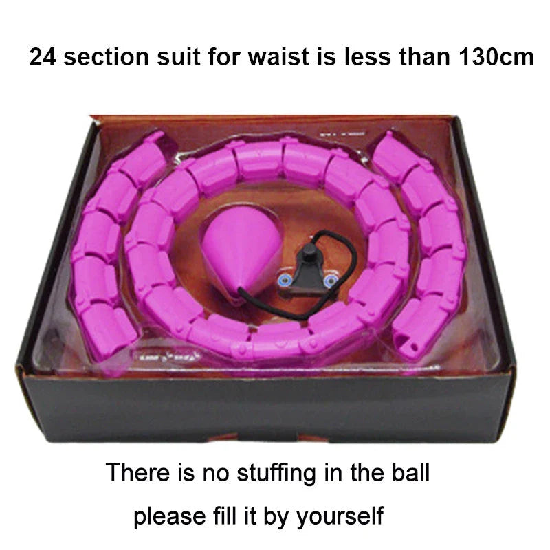Adjustable waist hoop made of high-quality polypropylene for efficient fitness training and fat burning