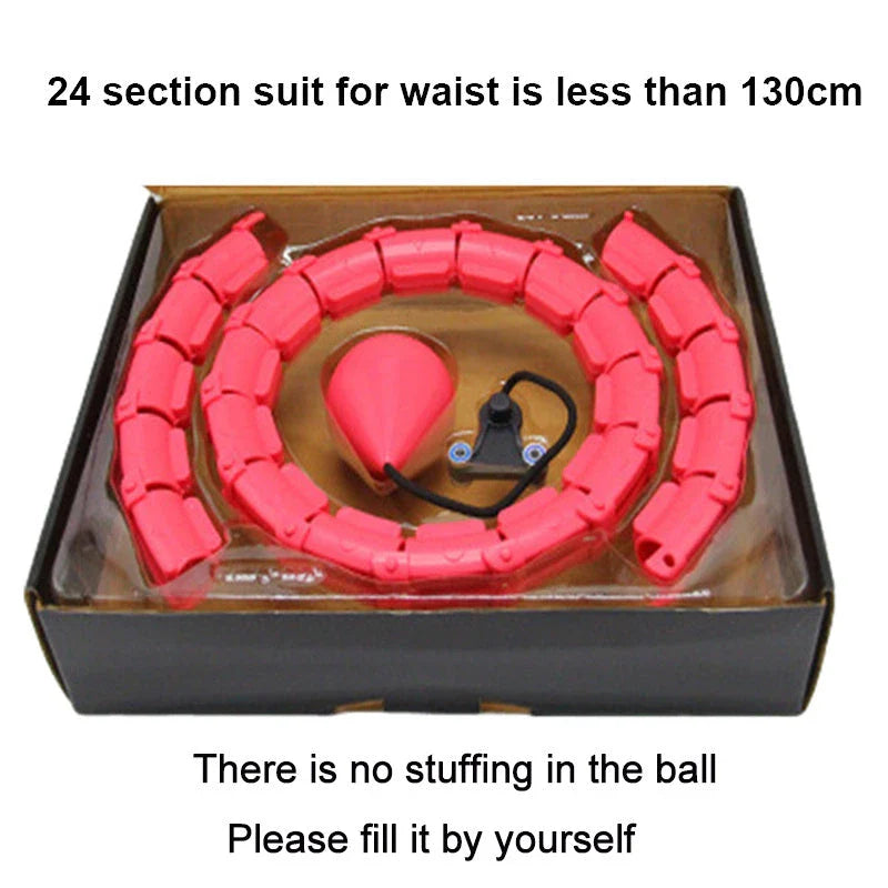 Adjustable waist hoop made of high-quality polypropylene for efficient fitness training and fat burning
