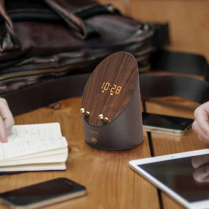 Innovative induction speaker with integrated alarm clock - wireless music experience with premium sound quality