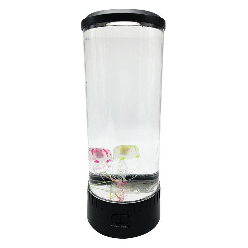 Enchanting jellyfish lamp with lifelike jellyfish and colour-changing effects, creating a serene and relaxing ambiance.