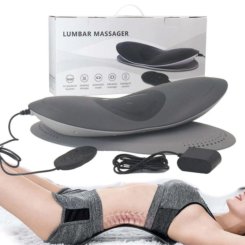 Premium Waist Massager with Heat Therapy - Ergonomic design for lower back pain relief and improved posture