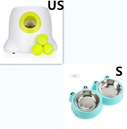 Automatic Dog Ball Launcher with 3 distance settings, keeping dogs active and entertained for hours