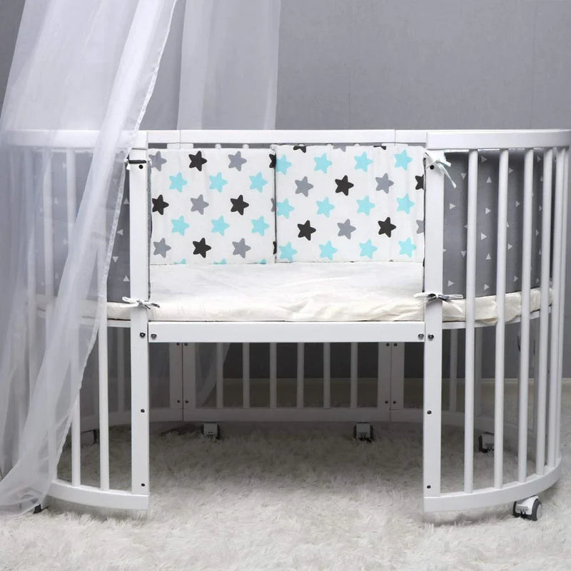 GiftHome UK Luxurious Crib Bumper with Comprehensive Protection