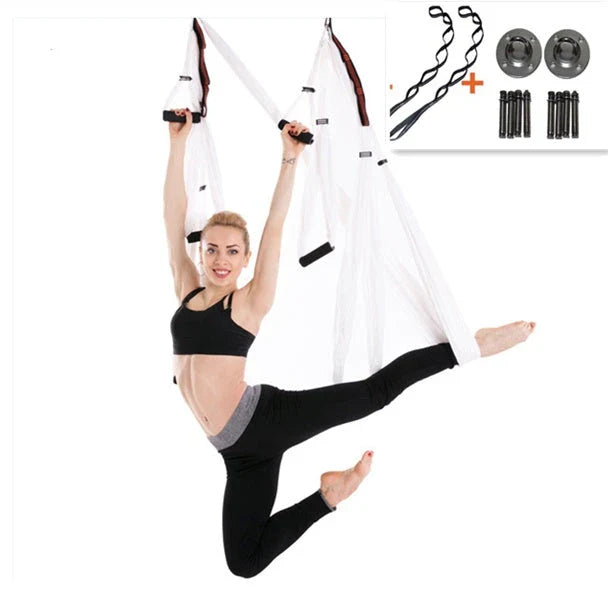 Premium Anti-Gravity Yoga Hammock for Aerial Dance and Fitness - Smooth Rotation, High-Strength Nylon Fabric, Versatile Design