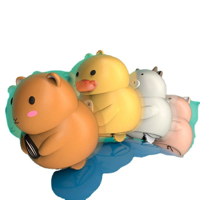 Adorable electric rocking animal toys with magnetic adsorption and walking mechanisms, perfect for interactive play and educational fun