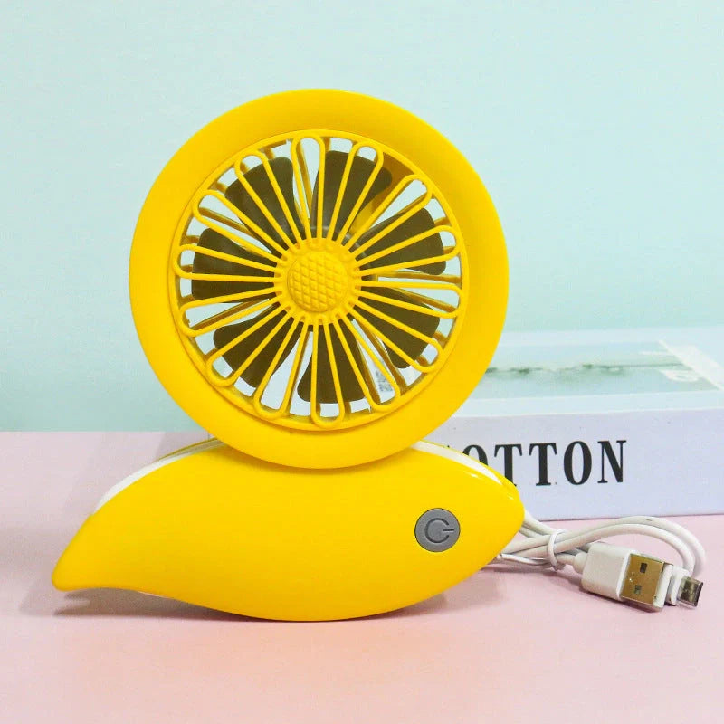 Outdoor Portable Hanging Neck Silent Fan in various colours with bladeless design