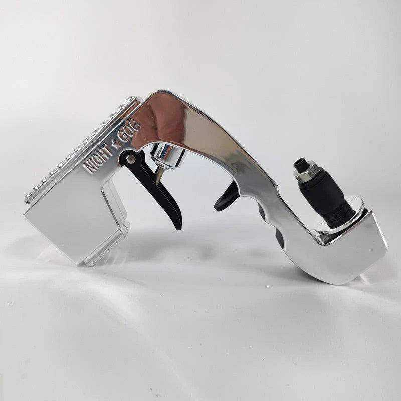 Versatile Champagne Sprayer with adjustable spray controls and stopper/pourer functionality for parties and celebrations