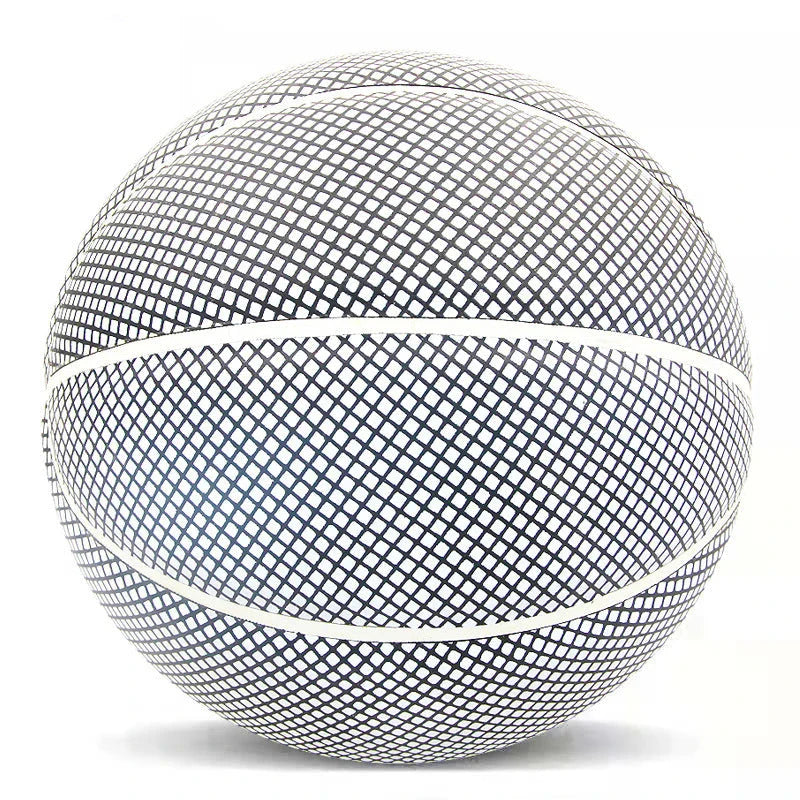Luminous glow-in-the-dark basketball with reflective design for night games and outdoor activities