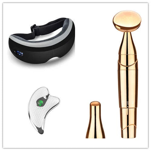 Bluetooth Eye Massager with Air Pressure, Vibration, and Heating Therapy for Soothing Eye Care