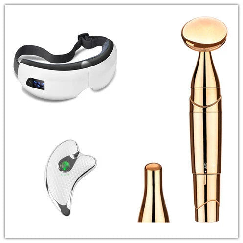 Bluetooth Eye Massager with Air Pressure, Vibration, and Heating Therapy for Soothing Eye Care