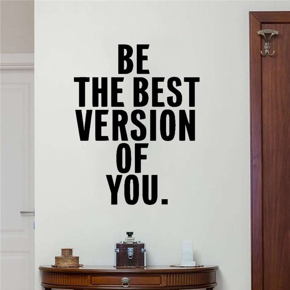 Modern alphabet wall stickers for bedroom and living room decoration