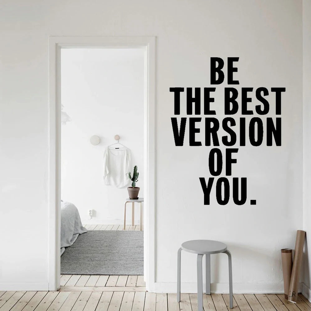 Modern alphabet wall stickers for bedroom and living room decoration